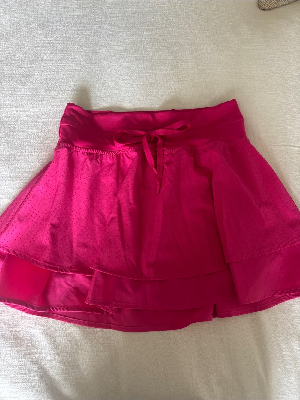DSG Women's Layered Tennis Skirt in Hot Pink